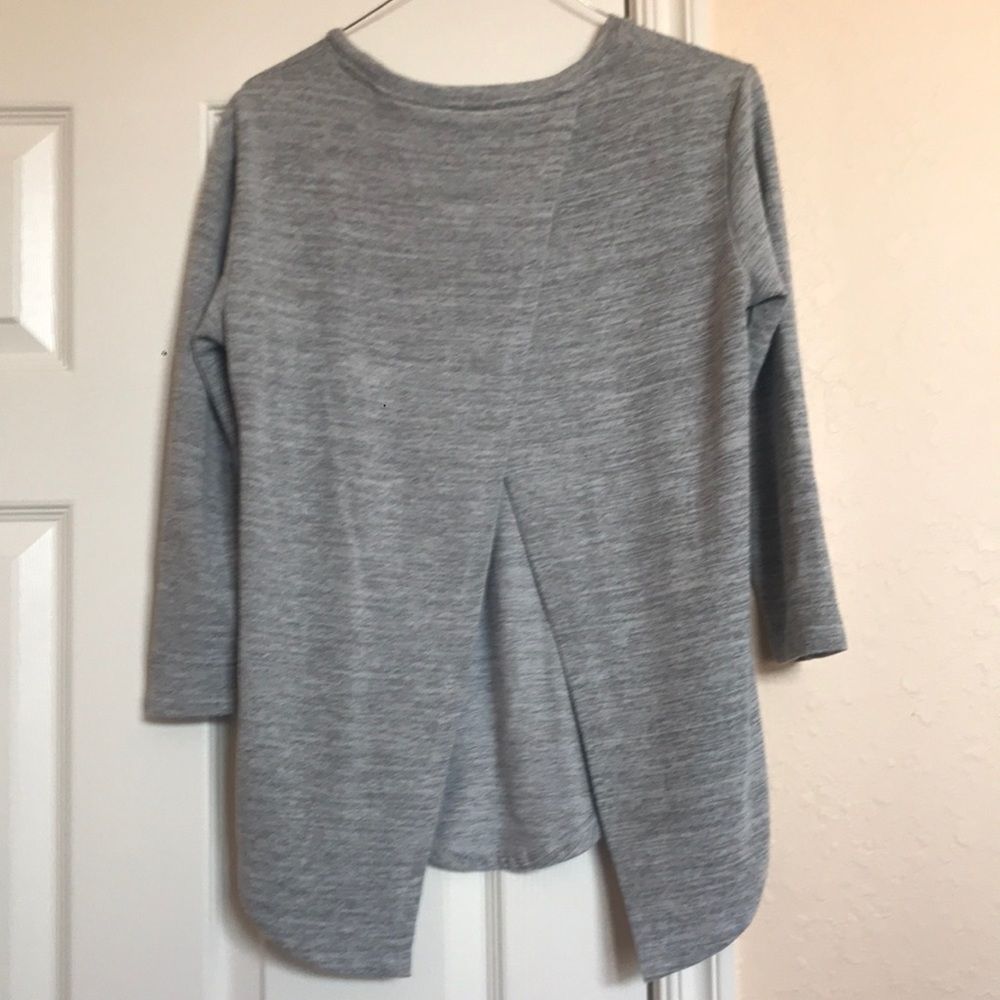 Juniors Open-Back Sweatshirt